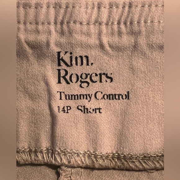 Kim Rogers Tummy Control 14P Short Pull On Stretch Pants - Picture 2 of 11